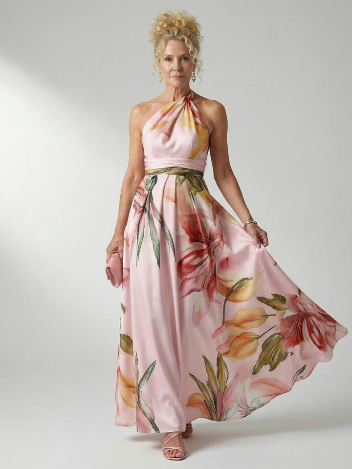 Sandra | Light Floral Maxi Dress