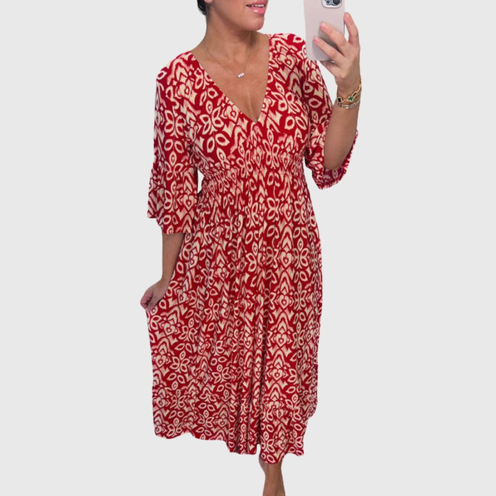 Selene | Bohemian Midi Dress