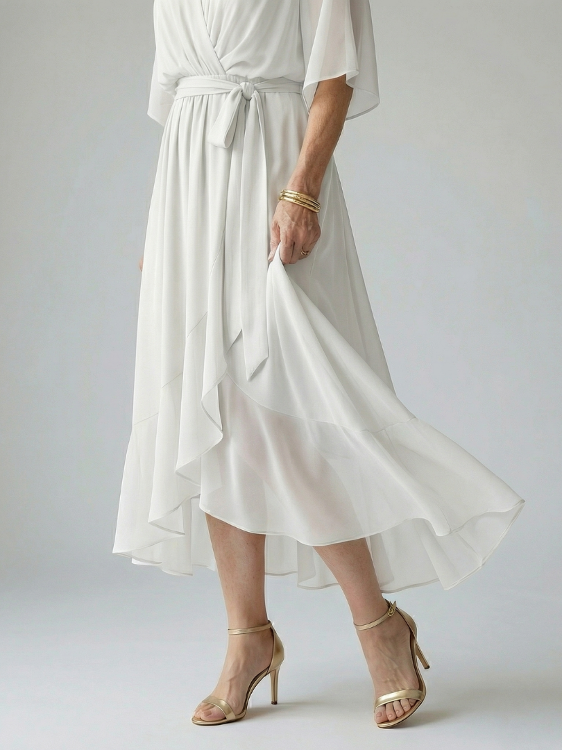 Rosalia | Light Drape Midi Dress