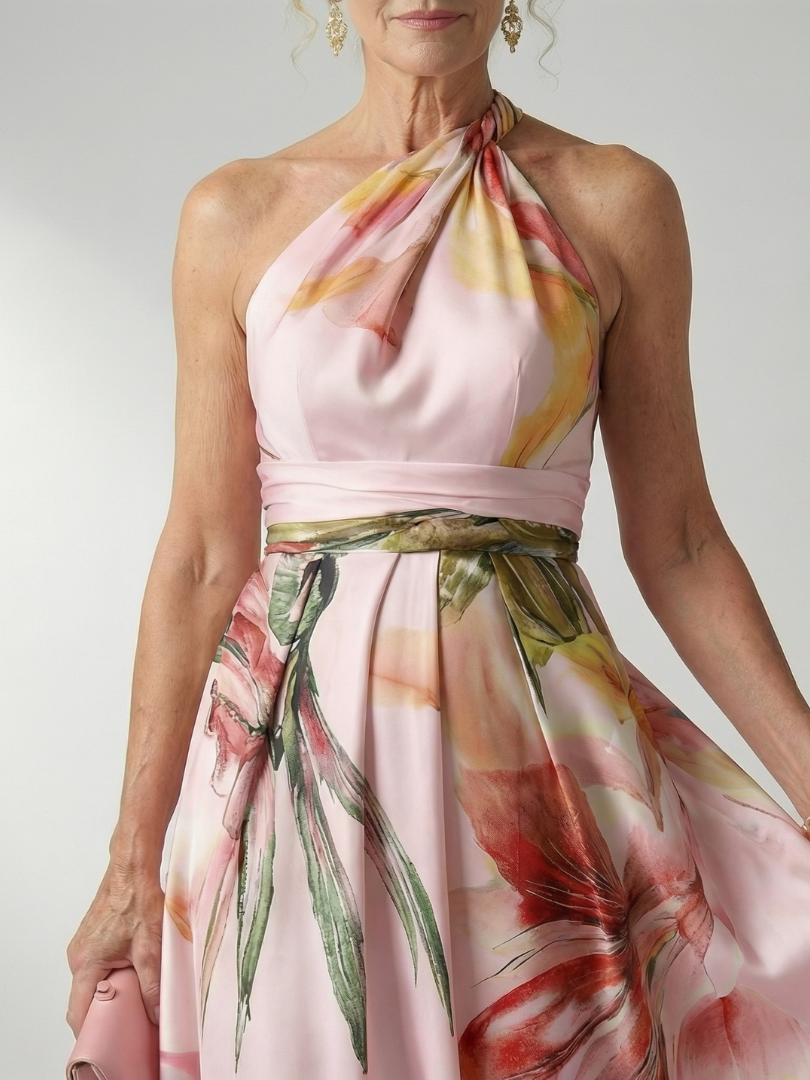 Sandra | Light Floral Maxi Dress