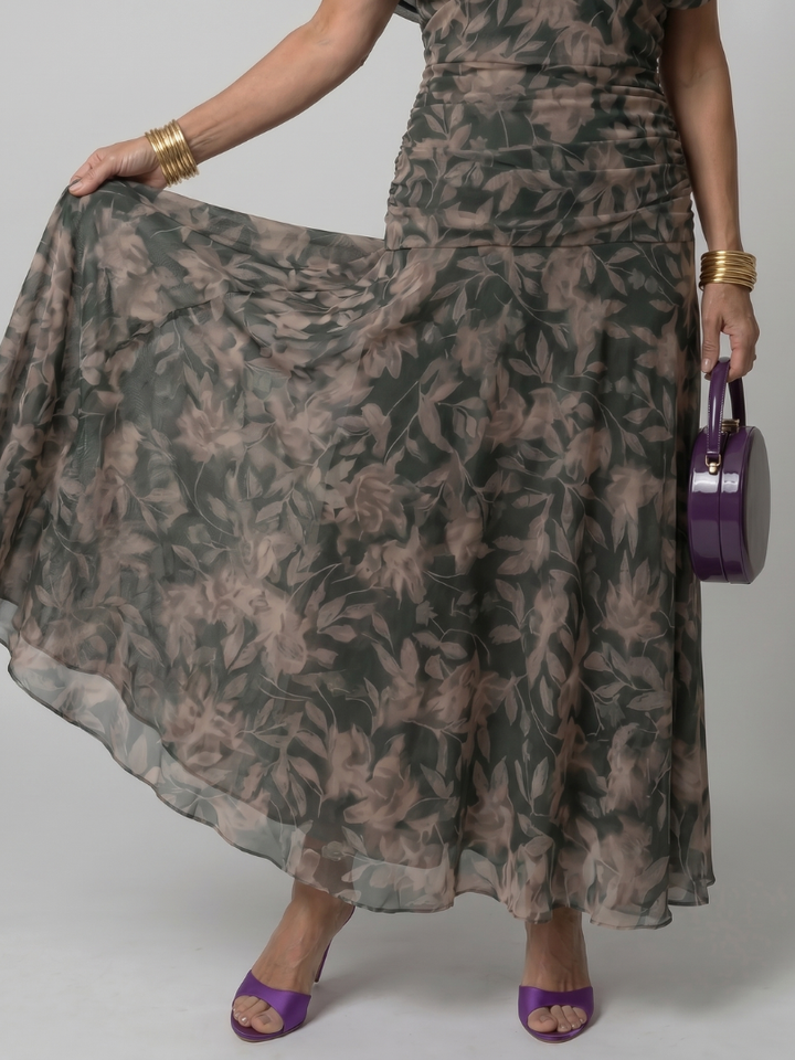 Calen | Off-Shoulder Flowy Midi Dress
