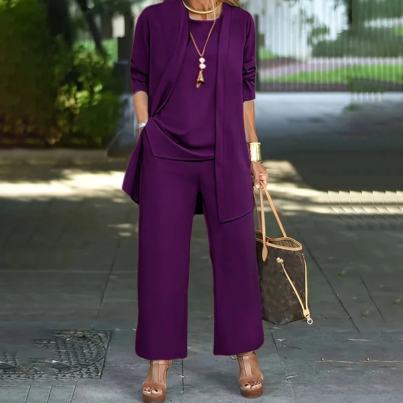 Kaevia™ – 3 Piece Loose Fit Lounge Set