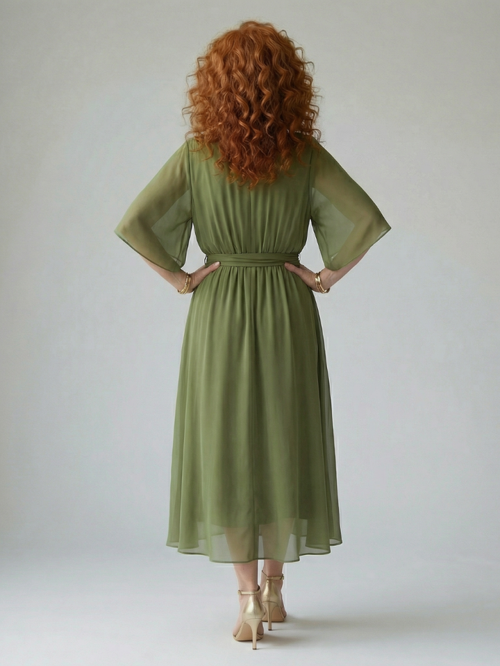 Rosalia | Light Drape Midi Dress