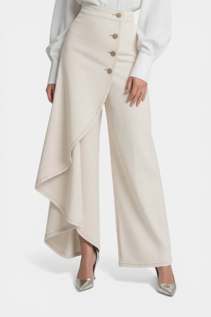 Vireon Asymmetric Denim Pants