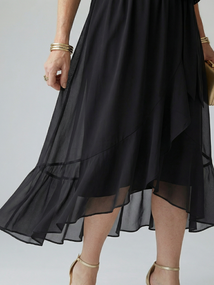 Rosalia | Light Drape Midi Dress