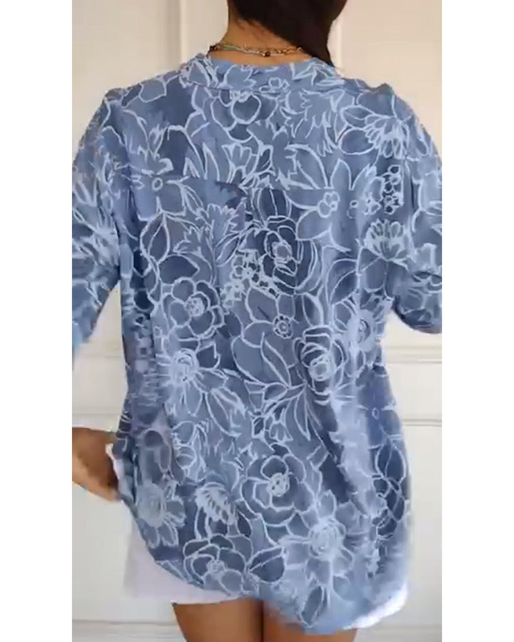 Avenisse™ | Floral Print Blouse