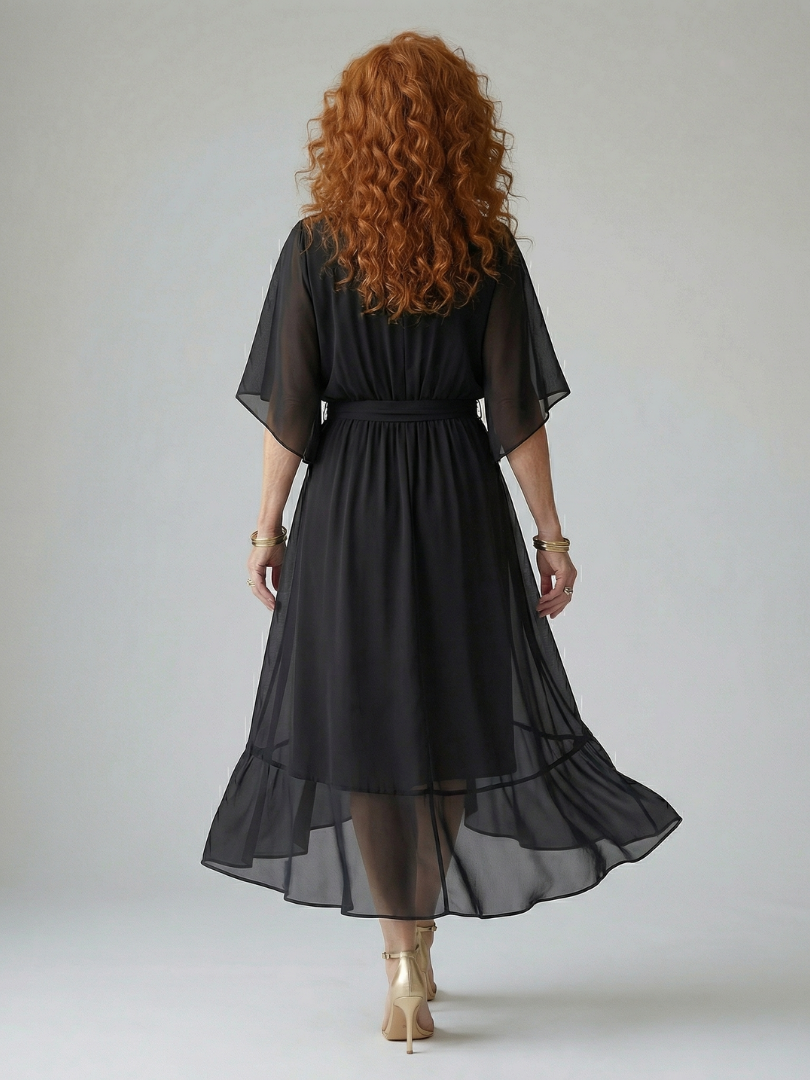 Rosalia | Light Drape Midi Dress