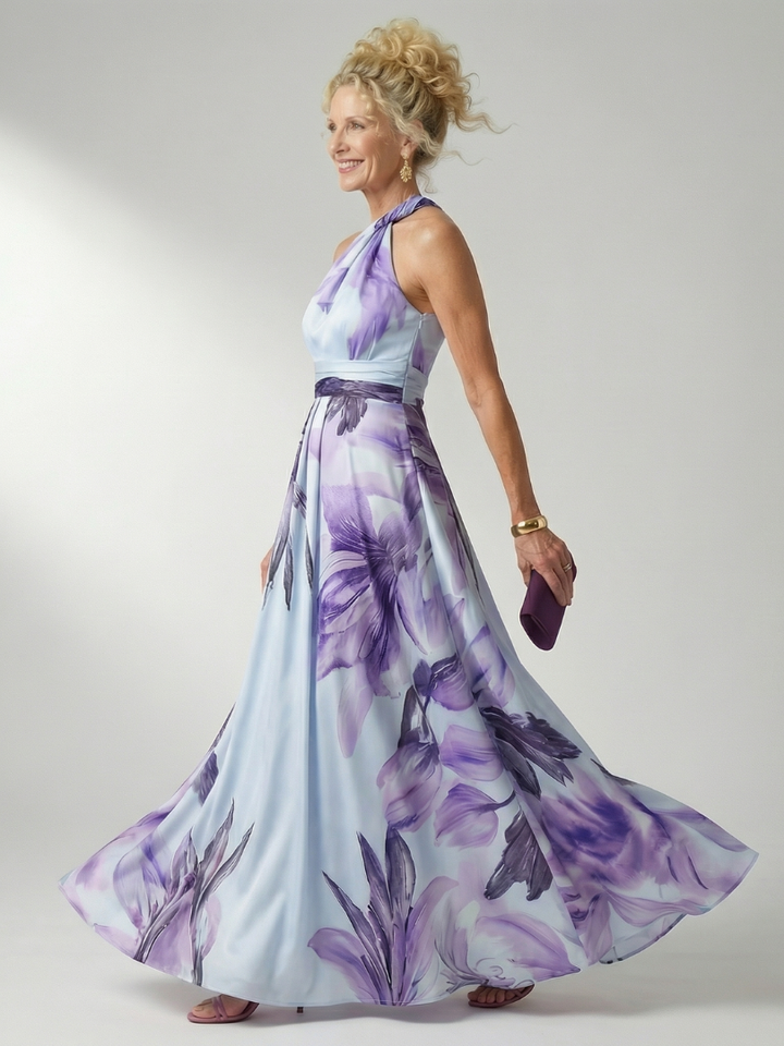 Sandra | Light Floral Maxi Dress