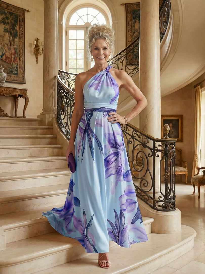 Sandra | Light Floral Maxi Dress
