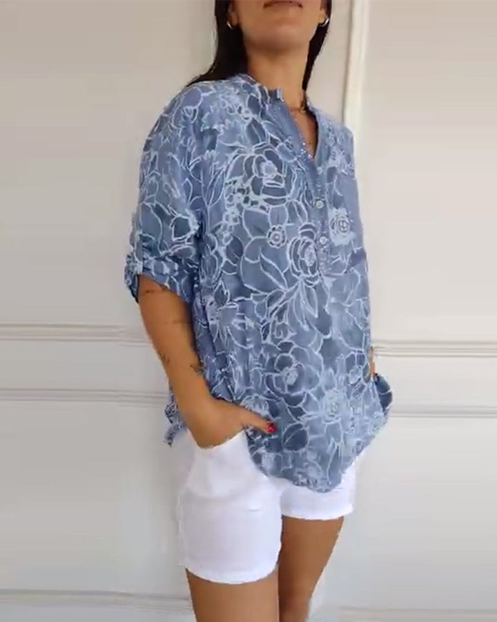 Avenisse™ | Floral Print Blouse