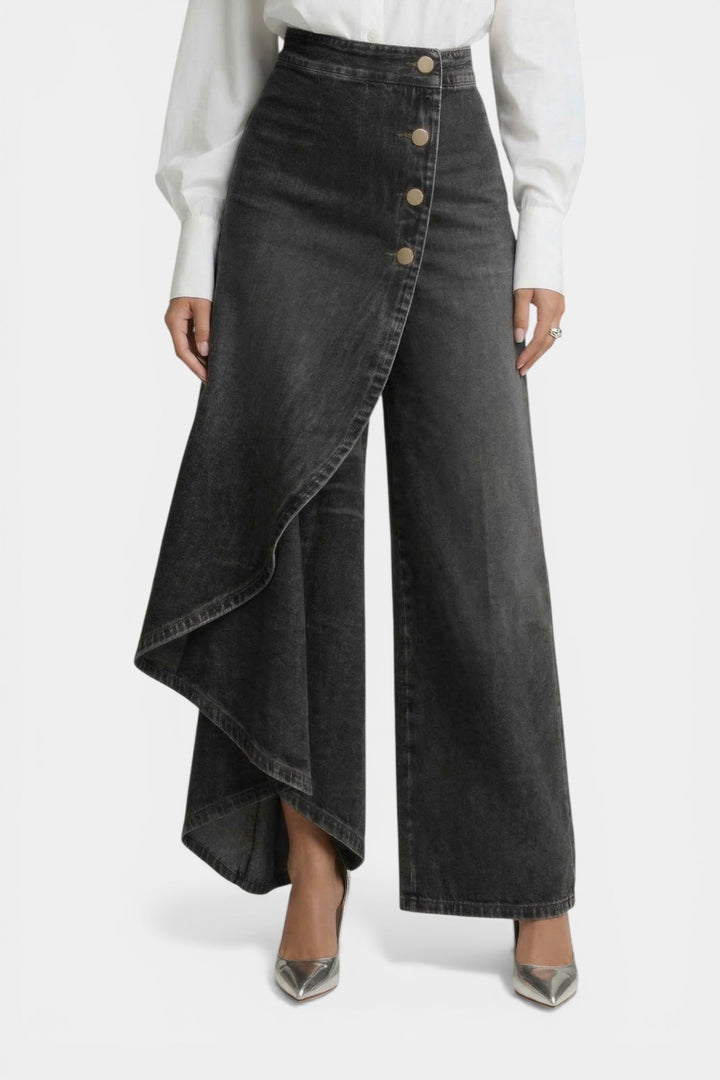Vireon Asymmetric Denim Pants