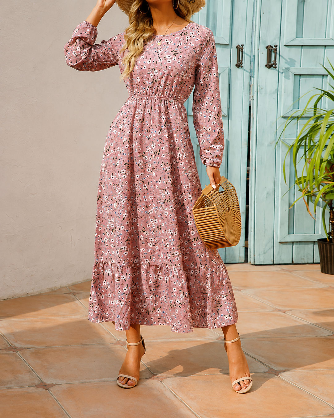 Elena | Meadow Blossom Maxi Dress