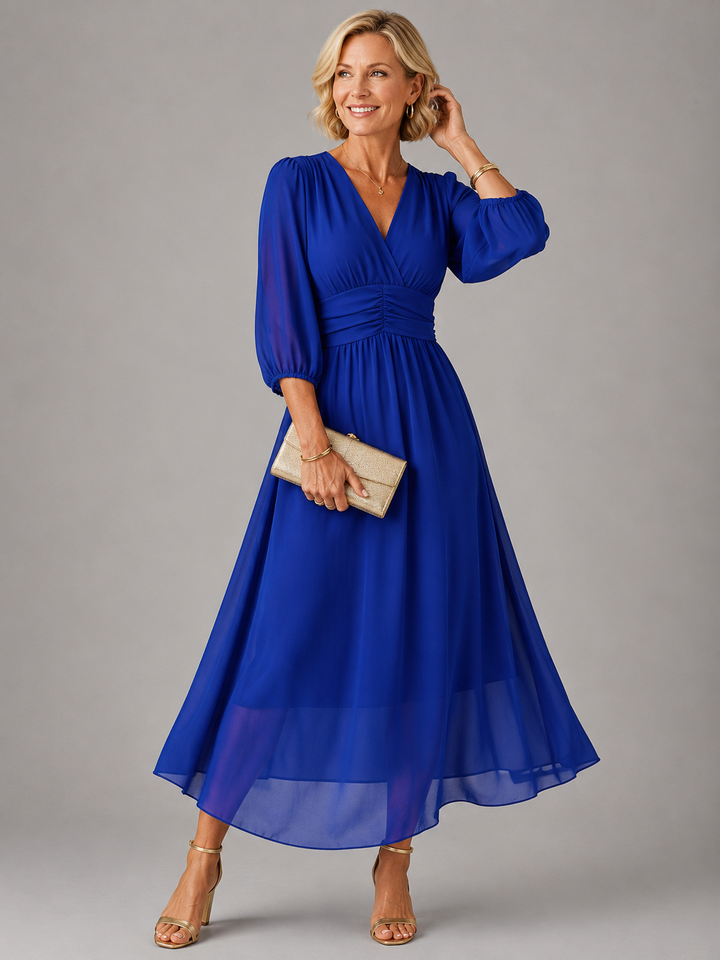 Chloe™ | Lightweight Silky Chiffon Dress
