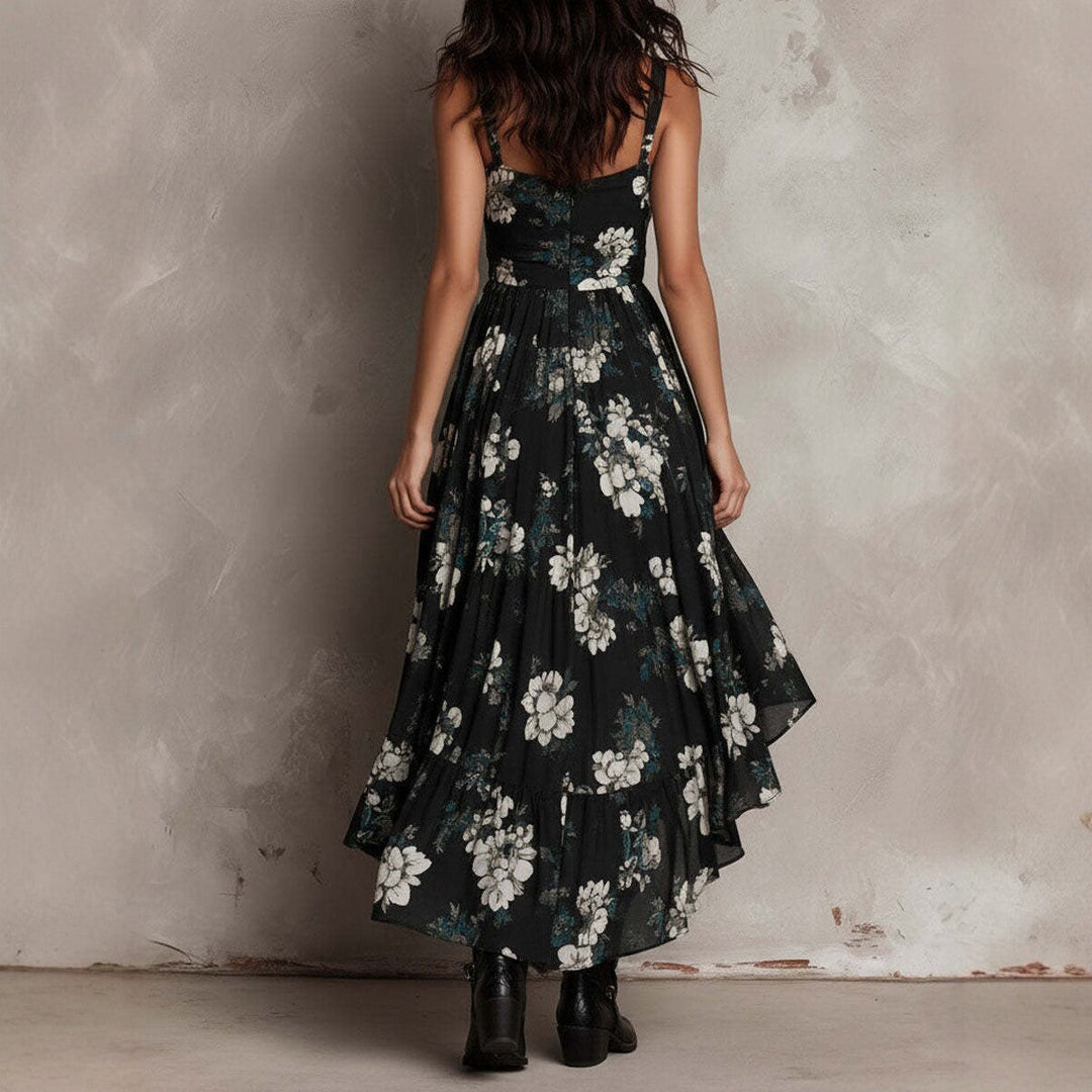 Loretta | Floral Hi-Low Dress