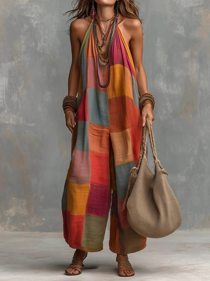 Bohemian Patchwork Jumpsuit™ – Freshness and Freedom in a Unique Artistic Style