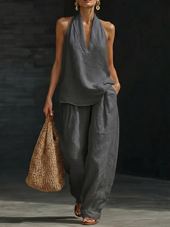 Zoe™ – Sleeveless Top and Wide Pants