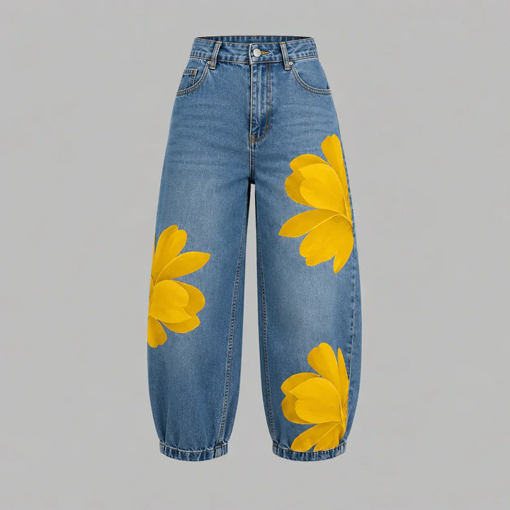 Chesca | Floral Denim Jeans