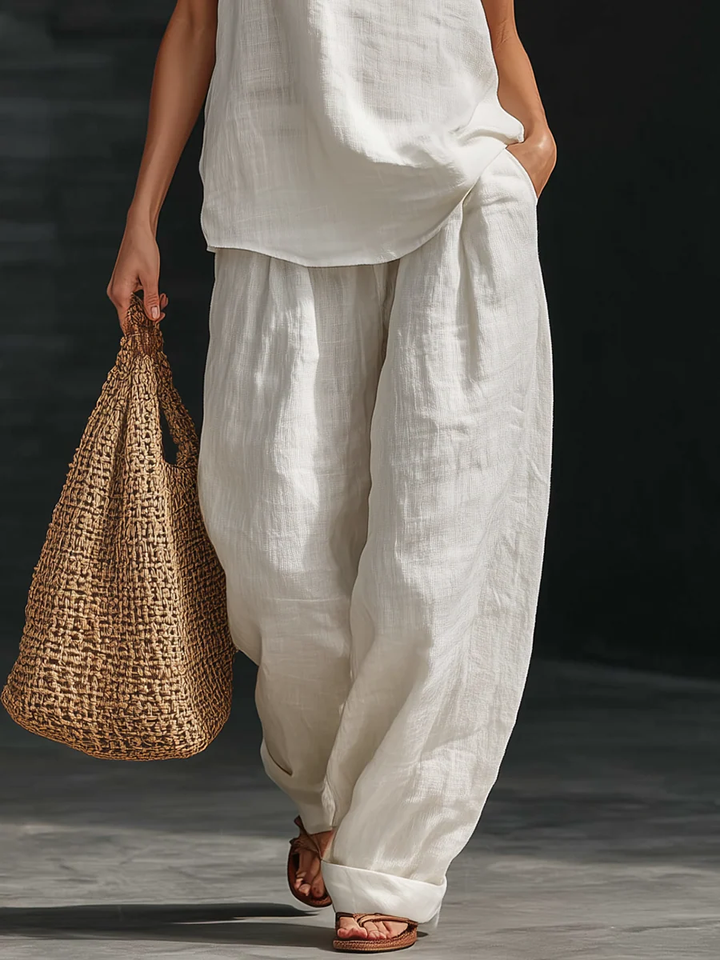 Zoe™ – Sleeveless Top and Wide Pants