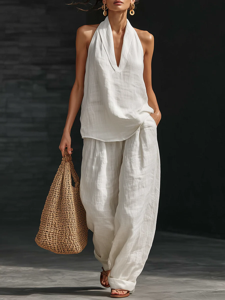 Zoe™ – Sleeveless Top and Wide Pants