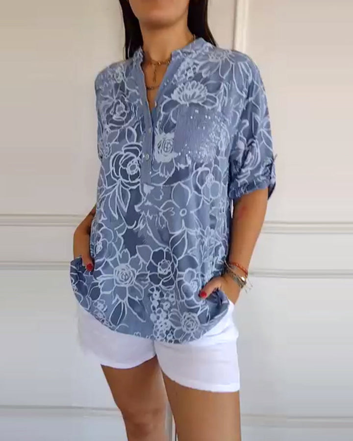 Avenisse™ | Floral Print Blouse