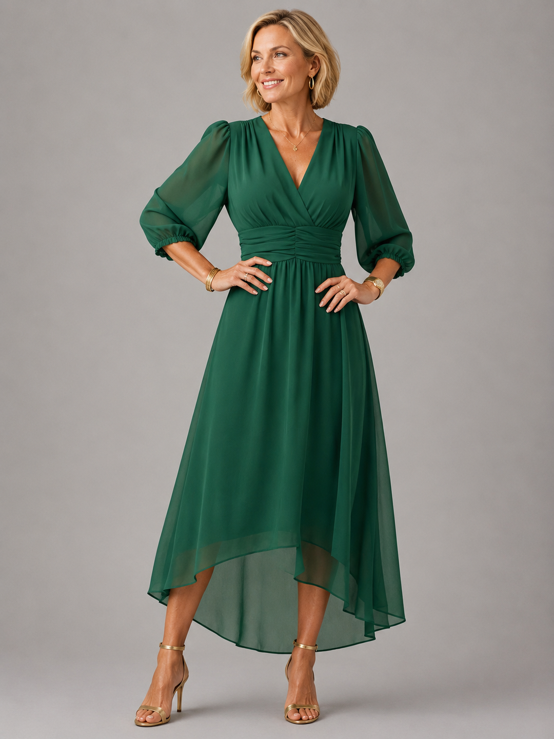 Chloe™ | Lightweight Silky Chiffon Dress