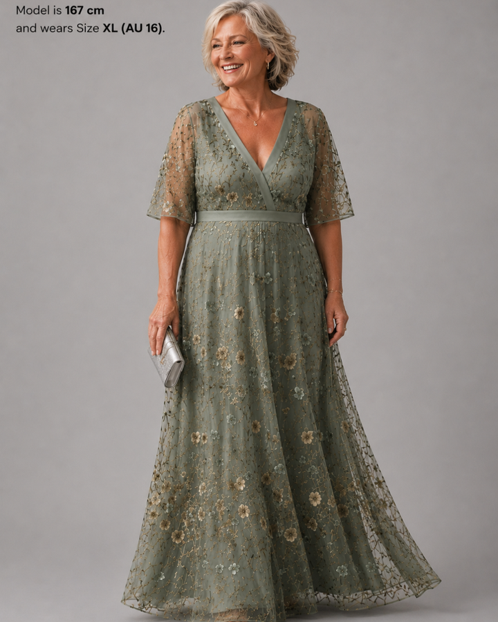 Selora | Halter Bloom Flow Maxi Dress